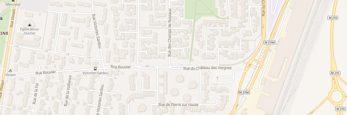 Plan du 133 Rue des Champs de Roseaux à Clermont-Ferrand