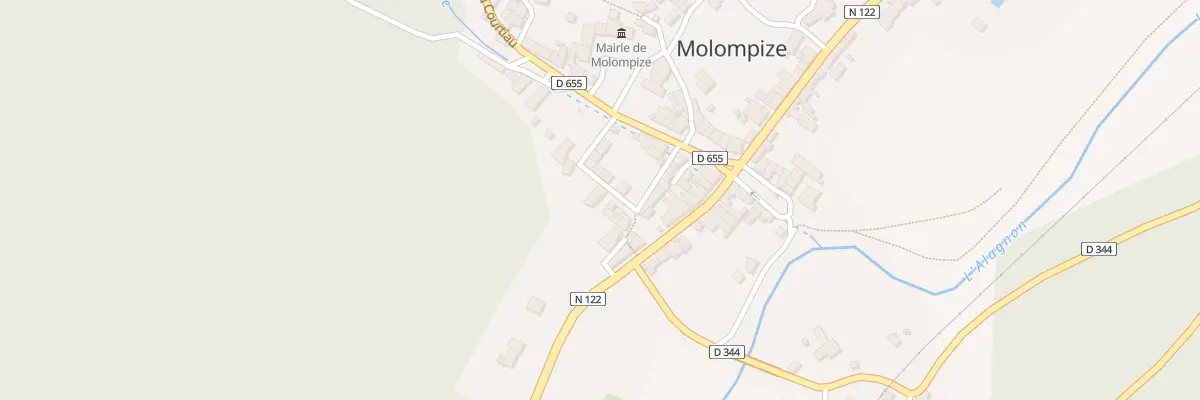 Plan du 6 Rue du Marc à Molompize