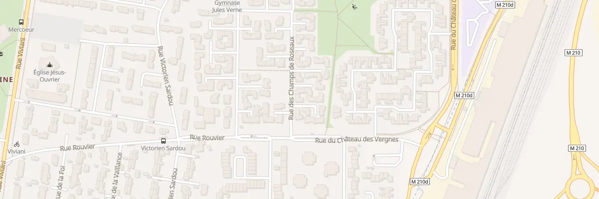 Plan du 119 Rue des Champs de Roseaux à Clermont-Ferrand