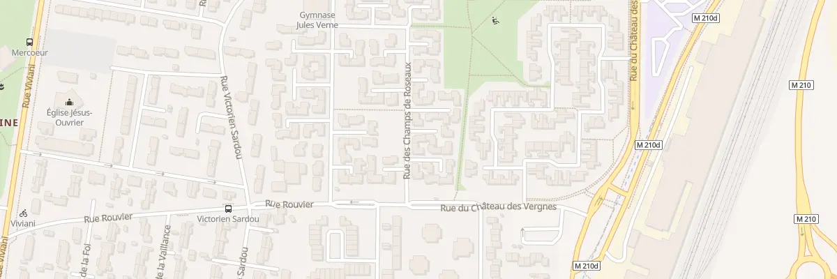 Plan du 117 Rue des Champs de Roseaux à Clermont-Ferrand