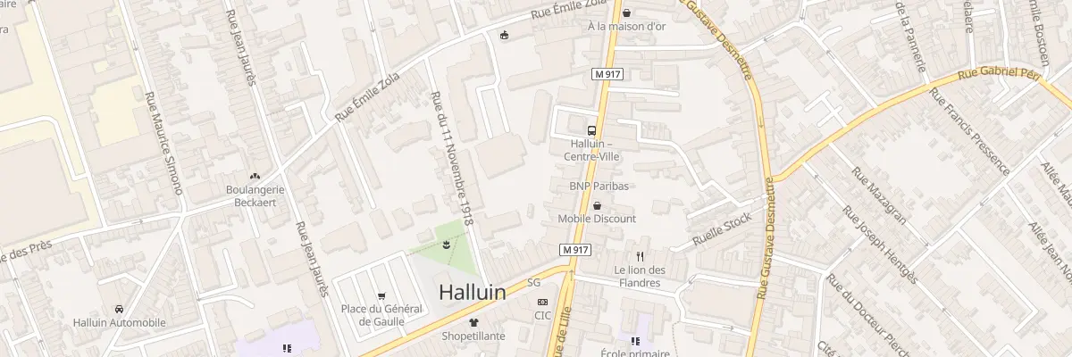 Plan du 60 Rue de Lille à Halluin