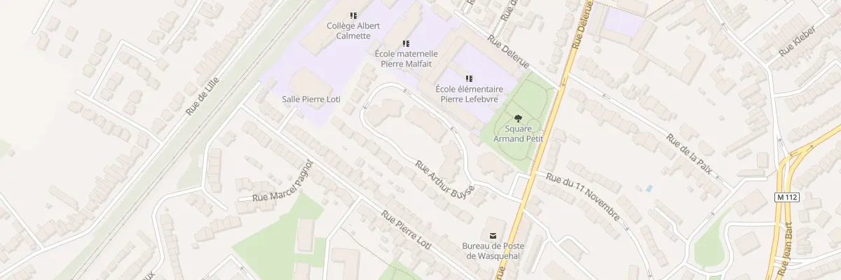 Plan du 10 Rue Arthur Buyse à Wasquehal