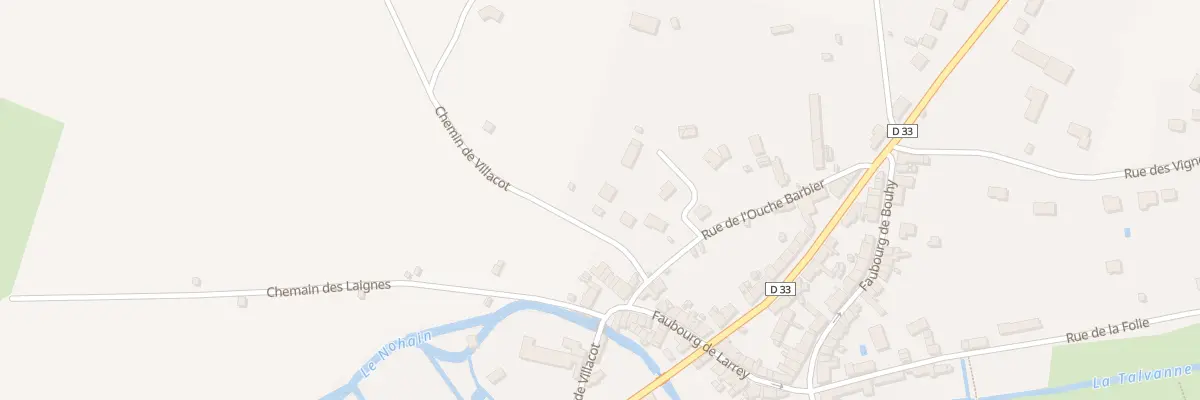 Plan du 4 Che de Villacot à Donzy