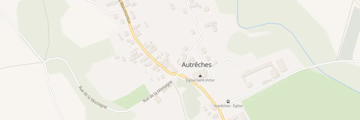 Plan du 4 Pl de l’Eglise à Autrêches