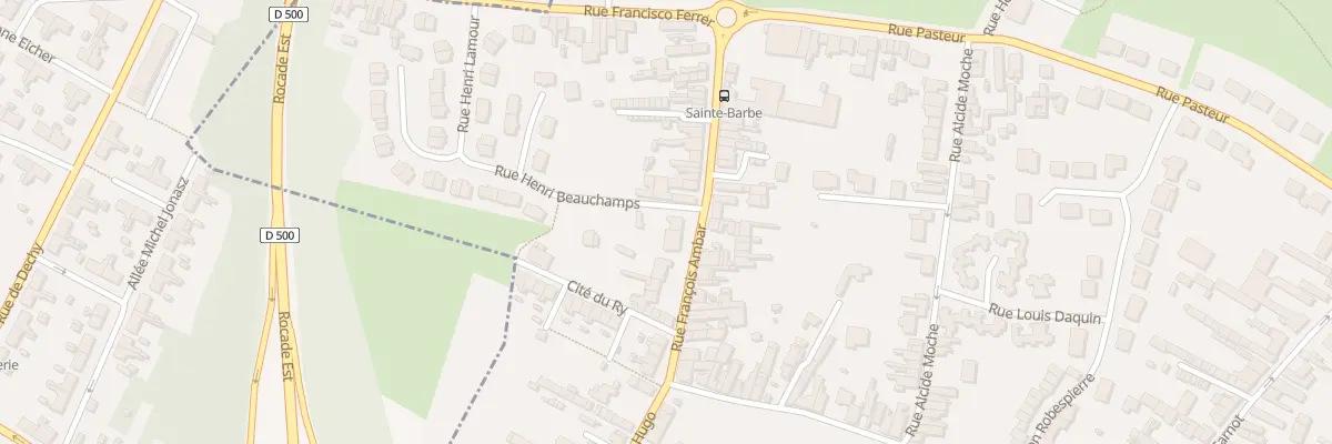 Plan du 9 Rue Francois Ambar à Dechy