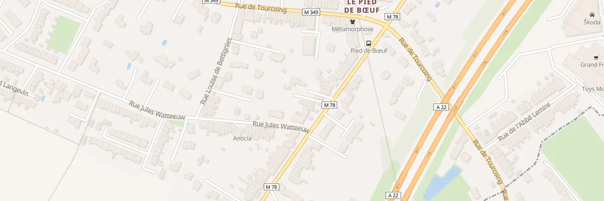 Plan du 184 Rue du Dronckaert à Roncq