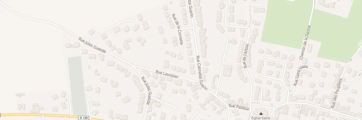 Plan du 1 Rue de la Cornette à Ennevelin