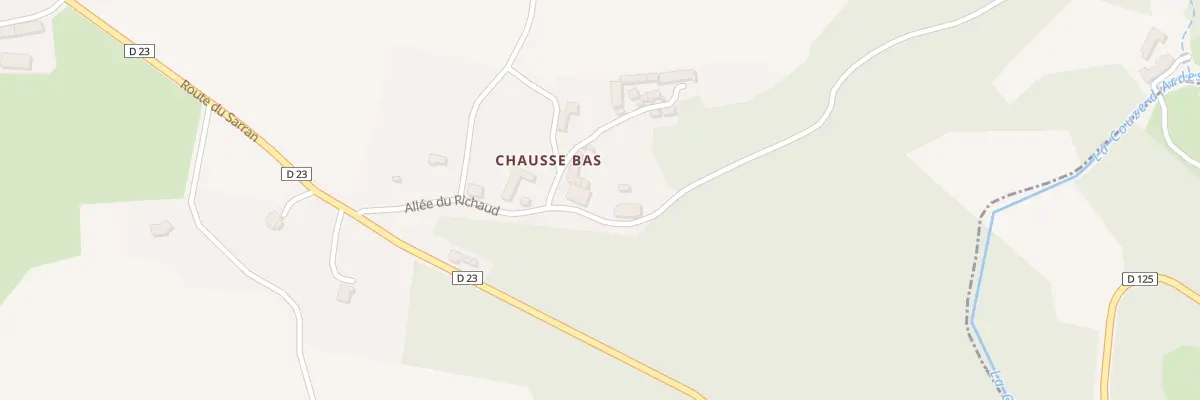Plan du 5100 Chausse Bas à Rentières