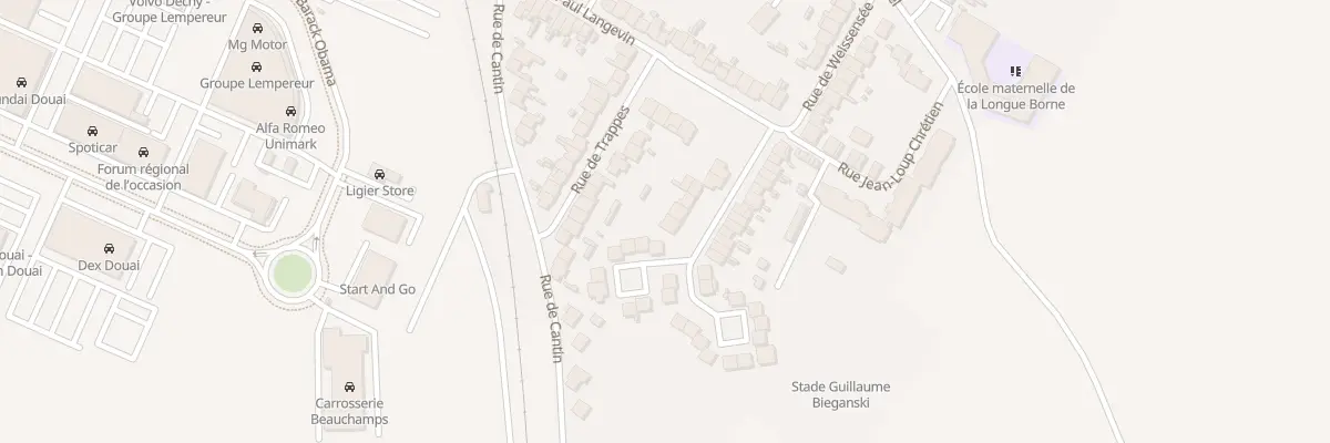 Plan du 23 Rue de Weissensée à Dechy