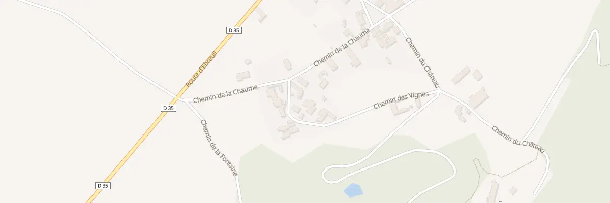 Plan du 3 Che des Vignes (Rochefort) à Saint-Bonnet-de-Rochefort