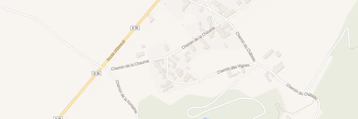 Plan du 15 Che de la Chaume (Rochefort) à Saint-Bonnet-de-Rochefort