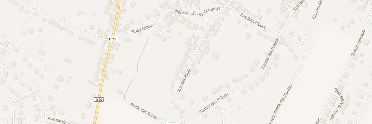 Plan du 24 Rue des Fours à Champigny