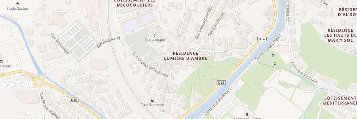 Plan du 25 Rue de Lattre de Tassigny à Banyuls-sur-Mer