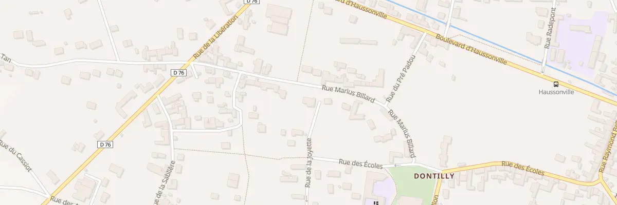 Plan du 16 Rue Marius Billard à Donnemarie-Dontilly