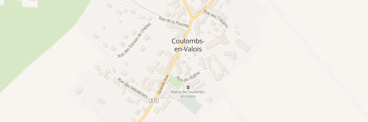 Plan du 26 Gr Grande Rue à Coulombs-en-Valois
