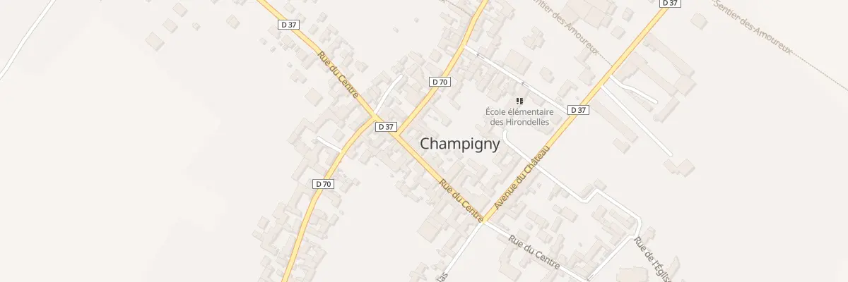 Plan du 30 Rue du Centre à Champigny