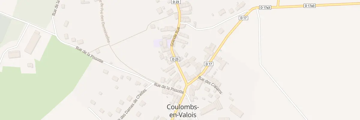 Plan du 50 Gr Grande Rue à Coulombs-en-Valois