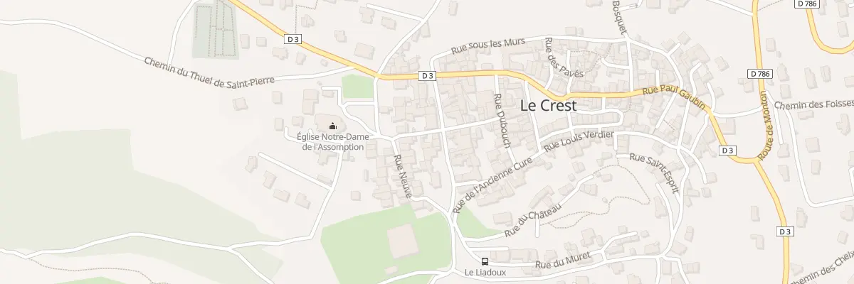 Plan du 7 Rue Mr et Mme Néraud au Crest