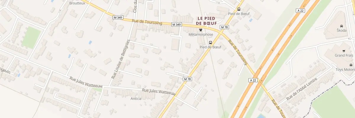 Plan du 172 Rue du Dronckaert à Roncq