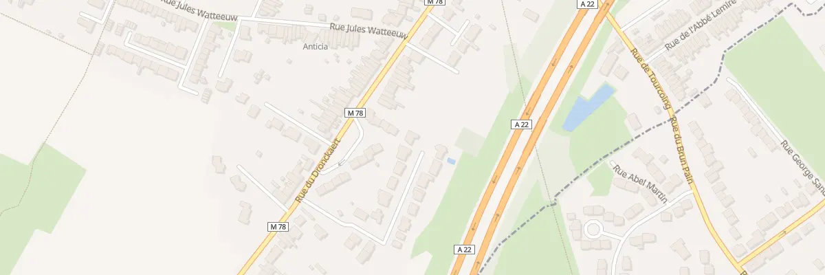 Plan du 235 Rue du Dronckaert à Roncq