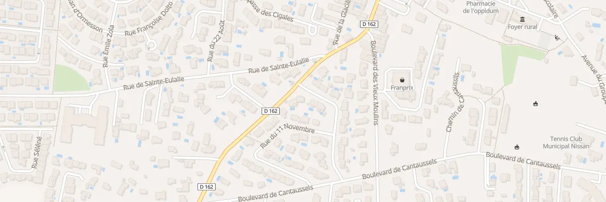 Plan du 4 Rue du 19 Mars 1962 à Nissan-lez-Enserune
