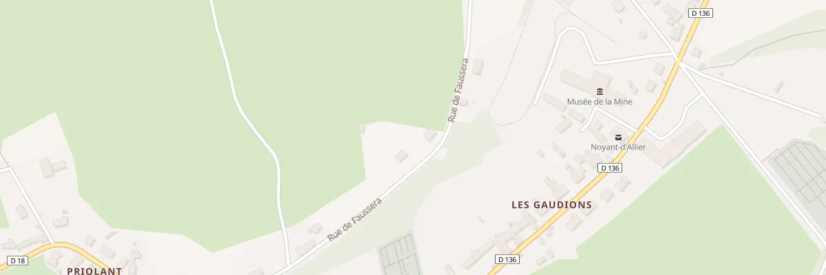 Plan du 13 Rue de Faussera à Noyant-d’Allier