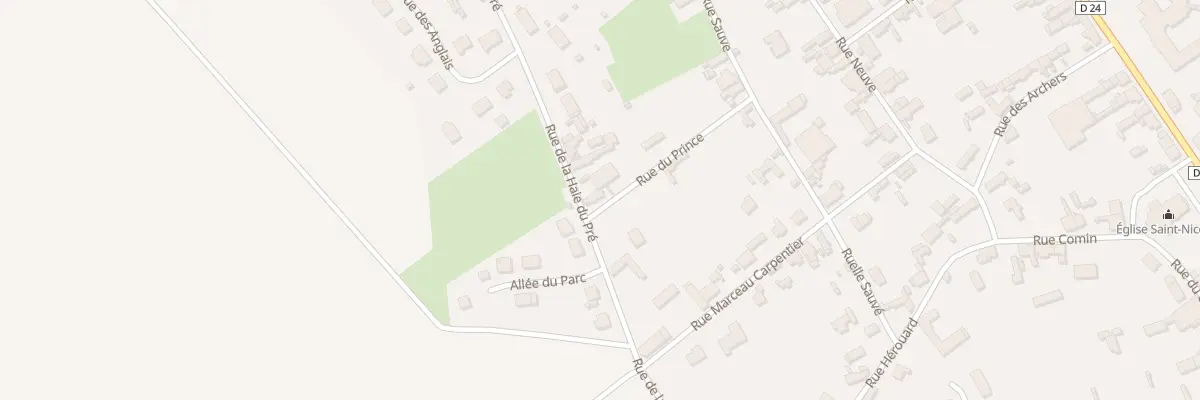 Plan du 6 Rue de la Haie à Épehy