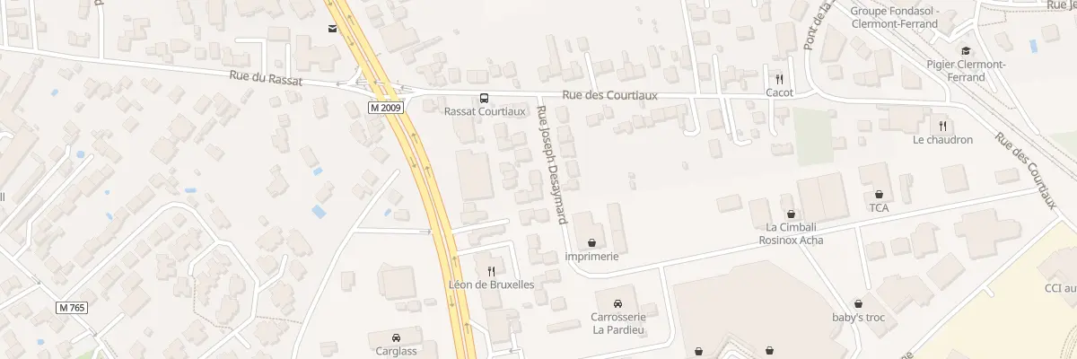 Plan du 12B Rue Joseph Desaymard à Clermont-Ferrand