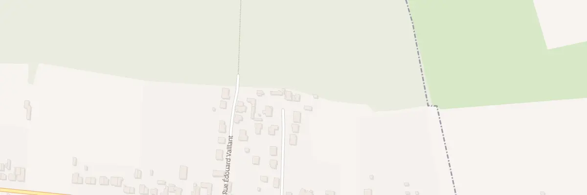 Plan du 736 Rue Edouard Vaillant à Roost-Warendin