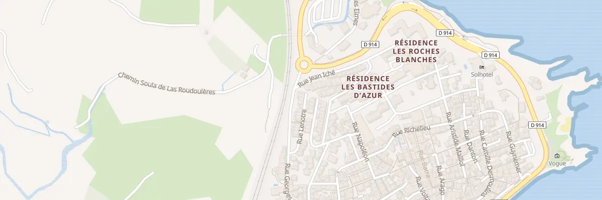 Plan du 24 Rue Lenotre à Banyuls-sur-Mer