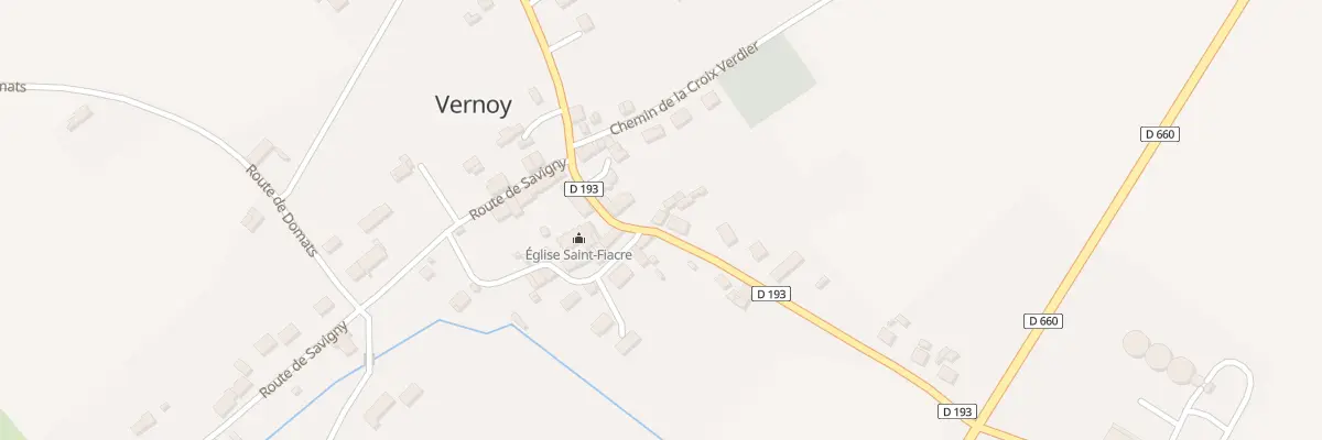 Plan du 13 Rue de Bel Air à Vernoy