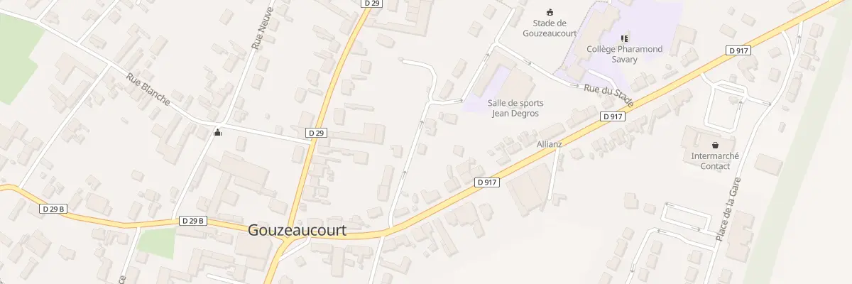 Plan du 78 Rue du Stade à Gouzeaucourt