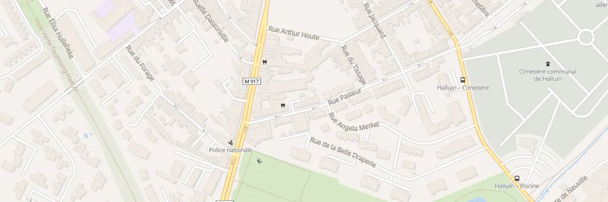 Plan du 11 Rue Pasteur à Halluin