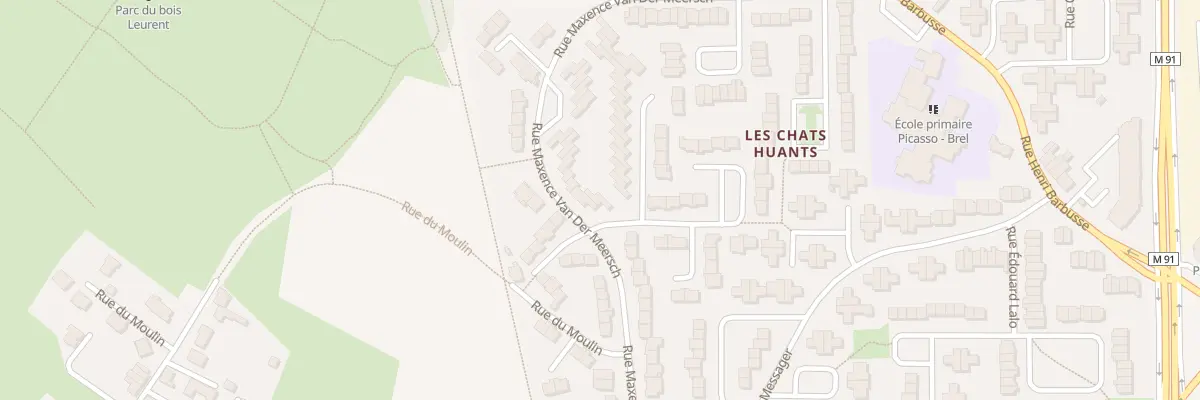 Plan du 10 Rue Alfred De Musset à Roncq