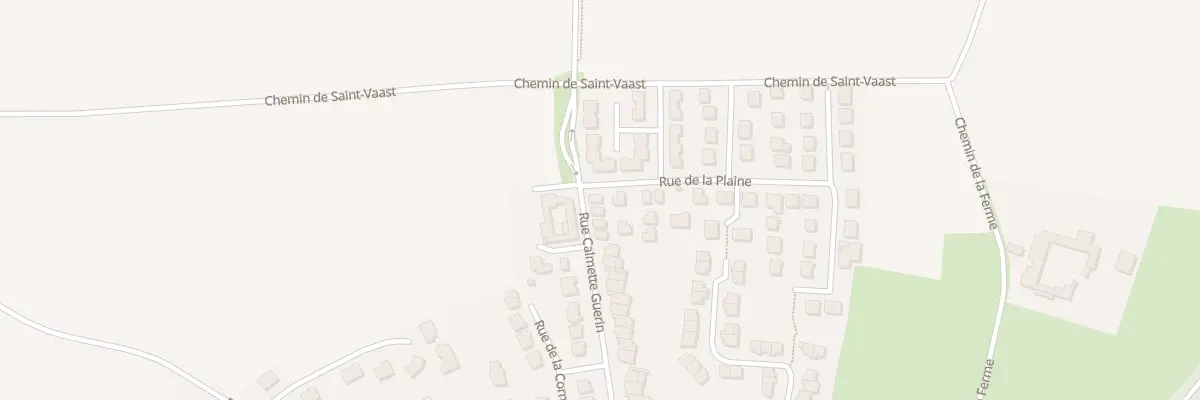Plan du 2 Rue de la Plaine à Ennevelin