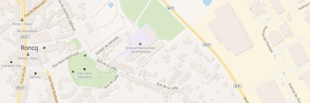 Plan du 31 Rue de la Latte à Roncq