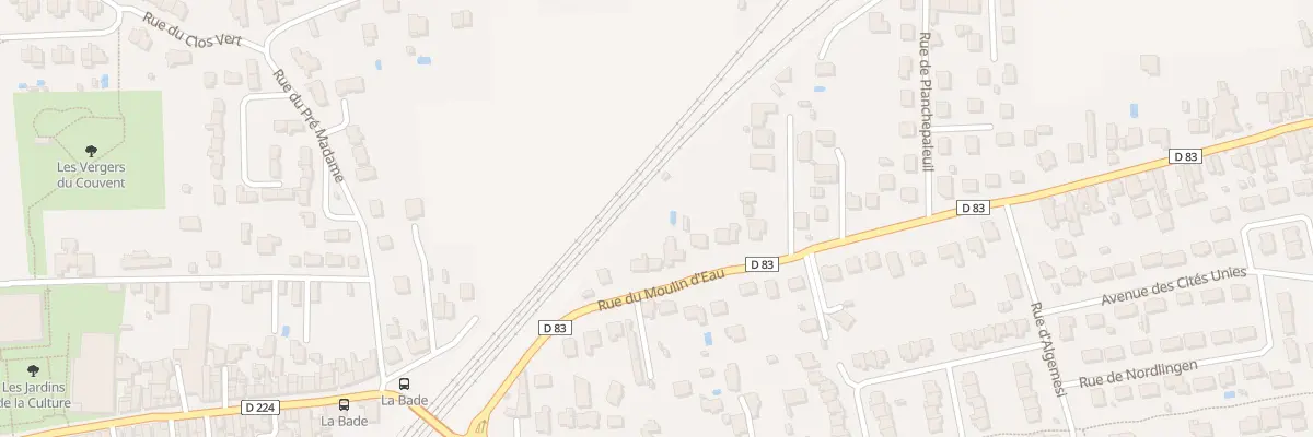 Plan du 6 Rue du Moulin d’Eau à Riom