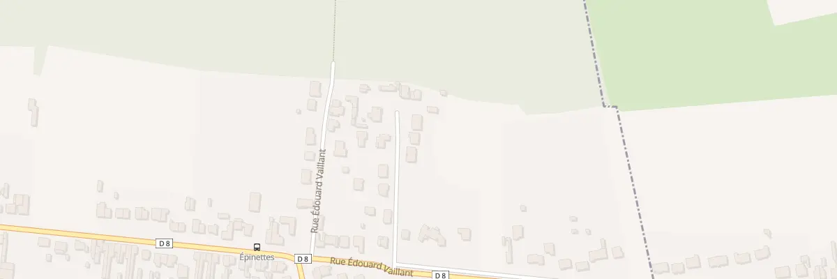 Plan du 740 Rue Edouard Vaillant à Roost-Warendin