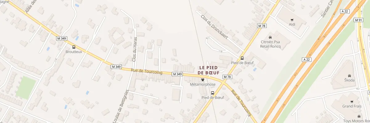 Plan du 109 Rue de Tourcoing à Roncq