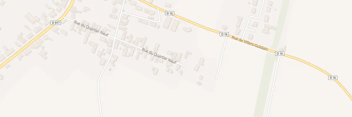 Plan du 307 Rue du Quartier Neuf à Gouzeaucourt