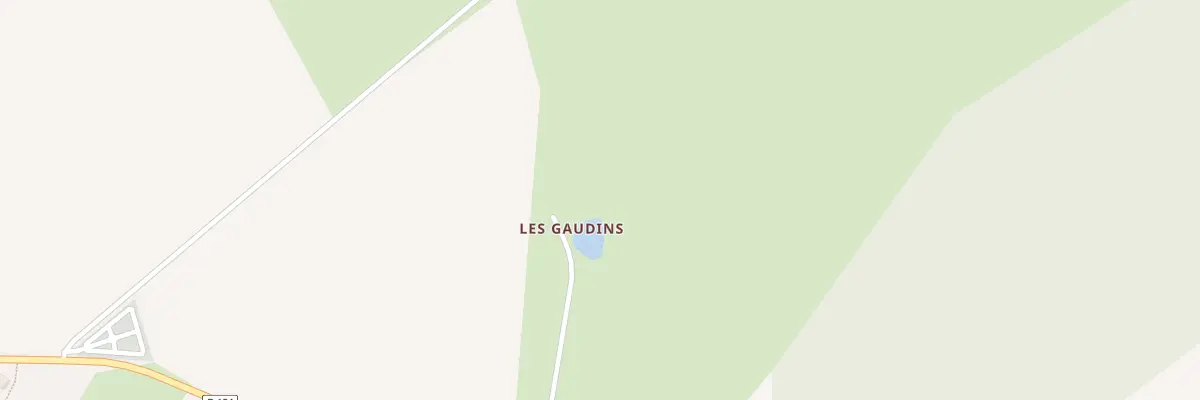 Plan du 53 Les Gaudins (ham) à Ronchères