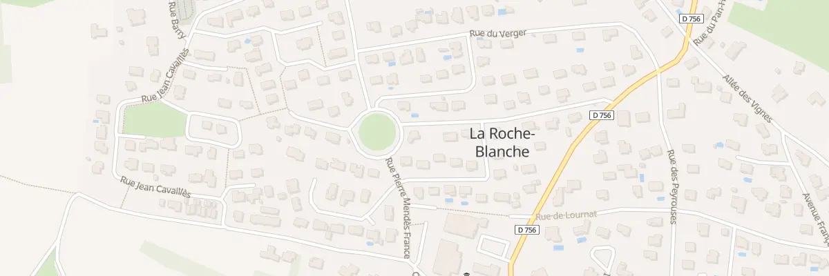 Plan du 11 Av des Druides à La Roche-Blanche