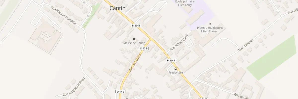 Plan du 1 Rue de l’Eglise à Cantin