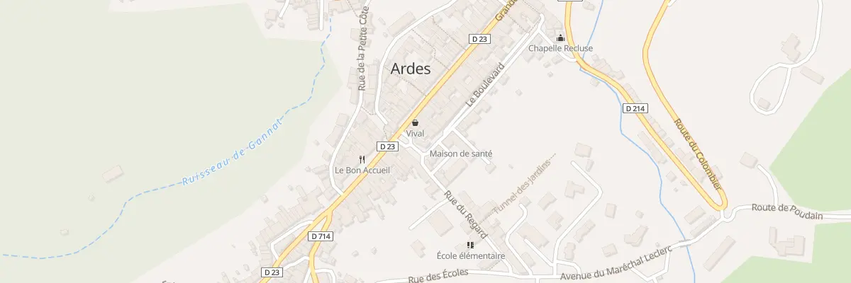 Plan du 10 Pl de la Fontaine à Ardes