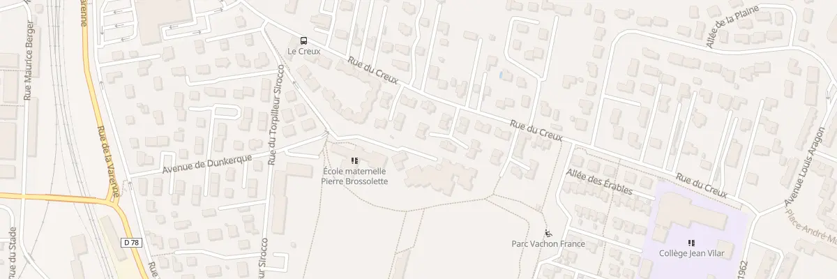 Plan du 35 Rue du Creux à Riom