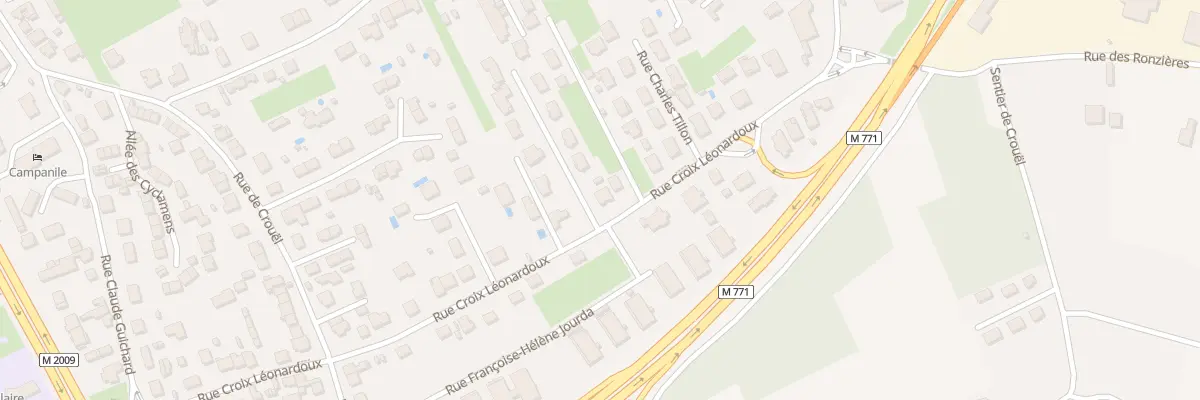 Plan du 59 Rue Croix Leonardoux à Clermont-Ferrand