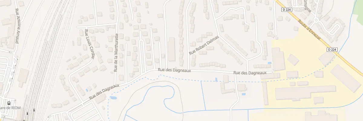 Plan du 73 Rue Julien Favard à Riom