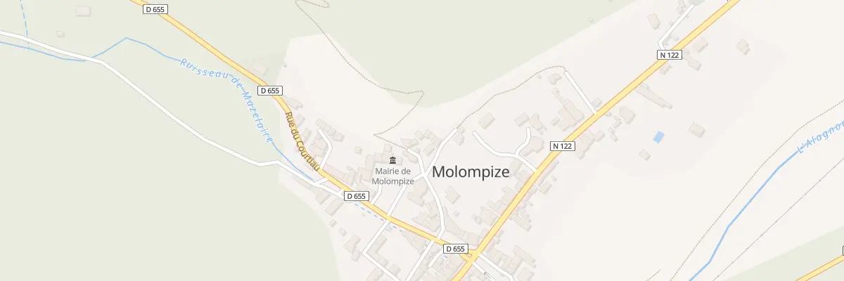 Plan du 5172 Le Bourg à Molompize