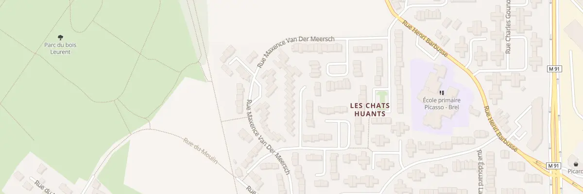 Plan du 9 Rue Vincent Van Gogh à Roncq