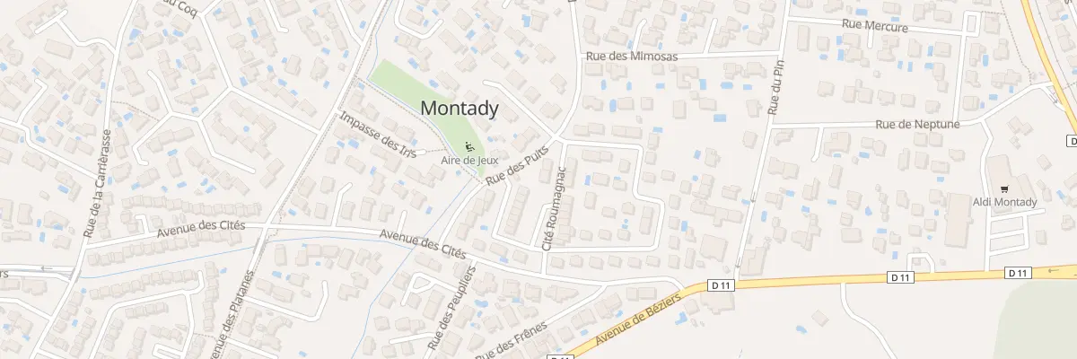 Plan du 42 Cite Roumagnac à Montady